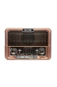 Concord RX-6060S Solar Güneş Enerji Panelli Nostaljik Radyo Bluetooth Hoparlör - 1