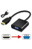 woodhub C-554 Hdmi To Vga Ses Fullhd Dönüştürücü Çevirici Aparat Adaptör - 1