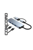 Concord BYL-2013TU 4-in-1 USB Hub Type-C & USB-A Çoklayıcı - 2