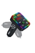 Concord C618 Rgb Işıklı PD 18 + QC 3.1A Şarj Oynar Başlıklı Bluetooth 5.1V Fm Transmitter - 4