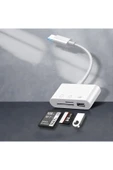 Novatis Usb Type C To Sd Microsd Tf Kart Okuyucu Usb 3in1 Çevirici Dönüştürücü Adaptör - 2
