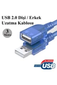 SadıkTİCARET Adipa Tk 3 Metre 2.0 Usb Uzatma Kablo Concord C-540 - 1