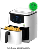 WIAMI ST-007 7 Litre Sıcak Hava Fritözü Airfryer Beyaz - 2