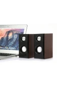 EYGİ C-8003 Usb Ahşap Desen Pc Hoparlör Subwoofer Ses Sistemi - 3