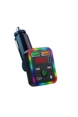 Concord C618 Rgb Işıklı PD 18 + QC 3.1A Şarj Oynar Başlıklı Bluetooth 5.1V Fm Transmitter - 3