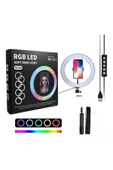 Concord Reing Fill Light Led Işıklı Tripod 10 Inç Halka Youtuber Tiktok Makyaj Işığı Ayaklı 10 Inç - 4