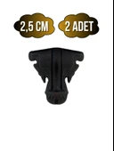 Kelebek Metal Ayak Çeyiz ve Hediye Kutusu Mobilya Ayağı(2,5CM)(BRONZ) Bronz 2.5cm BRONZ - 2 ADET thumbnail 1