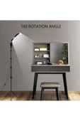carsibudur Carsıbudur Ring Fill Light Led Işıklı Tripod 10 Inç Halka Youtuber Tiktok Makyaj Işığı Ayaklı Tripot - 3