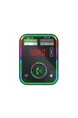 Concord C618 Rgb Işıklı PD 18 + QC 3.1A Şarj Oynar Başlıklı Bluetooth 5.1V Fm Transmitter - 5