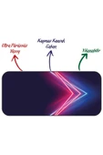 Concord Mp-902 Ultra Büyük Boy 40x90cm 4mm Oyuncu Mouse Pad Şık Desenli Kaymaz Taban Fare Altlığı - 2