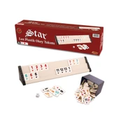 Star Lüks Plastik Okey Takımı Koyu Bej - 1