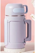 Uzspace VAGONLİFE ÇELİK TERMOS 1000 ML PİNK - 1