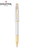Sheaffer 9340-1 100 Serisi Roller Kalem Parlak Krom Altın Özel Hediyelik Kutulu - 1