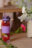 Uzspace 530ml Detoks Aparatlı Silikon Gövde Tritan Su Matarası - 4