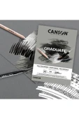 Canson Graduate Mix Media GREY A4 220gr 30 yp Çok Amaçlı Resim Blok thumbnail 2