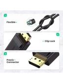 UGREEN 40363 MM137 DisplayPort to 4K HDMI Dönüştürücü Adaptör 4K Çözünürlük Desteği Mandallı Bağlantı - 5