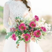 Yapay Çiçek Gelincik Çiçeği Fuşya Renk 3 Çiçek 1 Tomurcuk 59Cm thumbnail 4