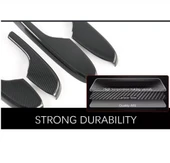 Honda Civic FK7 FC5 Type-R için 2016-2021 Karbon Fiber Kapı Kol Dayama Koruyucu Kapak Trim thumbnail 4