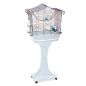 Imac Sofıa Ayaklı Kuş Kafesi Morcivert 62,5x33x61/132cm thumbnail 1