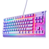 SteelSeries Apex 3 TKL RGB Suya ve Toza Dayanıklı Türkçe Gaming Klavye – Lila thumbnail 1
