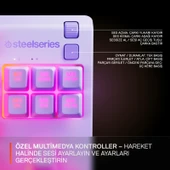 SteelSeries Apex 3 TKL RGB Suya ve Toza Dayanıklı Türkçe Gaming Klavye – Lila thumbnail 6
