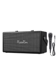 Acl Acs-19 Retro Müzik Kutusu Bluetooth 5.0 Hoparlör Kablolu Mikrofonlu Karaoke Destekli 20W Ses Sistemi - 1