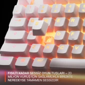 SteelSeries Apex 3 TKL RGB Suya ve Toza Dayanıklı Türkçe Gaming Klavye – Beyaz thumbnail 5