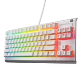 SteelSeries Apex 3 TKL RGB Suya ve Toza Dayanıklı Türkçe Gaming Klavye – Beyaz thumbnail 1