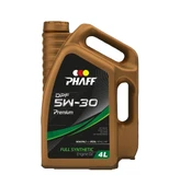PHAFF 065304/DPF Motor Yağı 5W-30 4 LT Tam Sentetik API SN/CF Partiküllü - 1