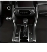 HONDA CİVİC FK7 FC5 2016 2021 model SEDAN HATCHBACK Vites Kolu Sol ve Sağ Trim KARBON AKSESUAR thumbnail 1