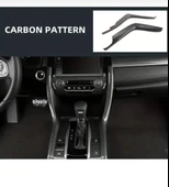 HONDA CİVİC FK7 FC5 2016 2021 model SEDAN HATCHBACK Vites Kolu Sol ve Sağ Trim KARBON AKSESUAR thumbnail 3