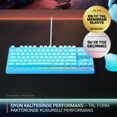 SteelSeries Apex 3 TKL RGB Suya ve Toza Dayanıklı Türkçe Gaming Klavye – Mavi thumbnail 2