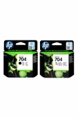 HP 704 SİYAH + RENKLİ İKİSİ BERABER 2060 Uyumlu Orijinal Kartuş - 1