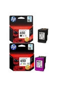 HP 650 Siyah-renkli Orjinal Kartuş 1015/1515/1516/2515/2516/2545 - 1
