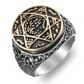 Mührü Süleyman 925 Ayar Gümüş Yüzük thumbnail 3