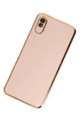 Xiaomi Redmi 9A Kılıf Volet Silikon - Pembe thumbnail 2