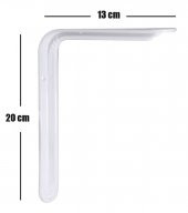 Raf Altı Ayak Raf Tutucu L Demir 13,5 x 20 cm Beyaz Montaj Aparatı (1 Adet) - 2