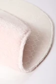 Peluş Halı Pembe Cool Yıkanabilir Oval Post Kesme Yolluk Kilim Salon Halısı Modelleri thumbnail 4