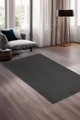Halı Cool Antrasit Sahra Kaymaz Yıkanabilir Saçaksız Yolluk Kilim Salon Halısı Modelleri - 1