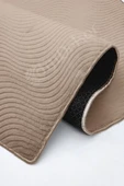 Halı Cool Kahverengi Sahra Kaymaz Yıkanabilir Yolluk Kilim Salon Halısı Modelleri - 3