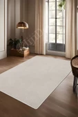 Halı Cool Krem Pramit Kaymaz Yıkanabilir Kaymaz Yolluk Kilim Salon Halısı Modelleri - 1