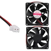 8X8 24 Volt Bilgisayar Fanı (80X80x25 Mm) - 1