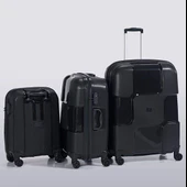 Albatros  PP501-618  Üçlü Set Siyah Valiz - 1