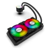 Inca ISS-02XN ARGB 240mm AM5/1700P Siyah İşlemci Sıvı Soğutucu thumbnail 2