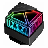 James Donkey Lugis JDC120 ARGB 120mm AM5/1700P Siyah İşlemci Sıvı Soğutucu thumbnail 4