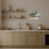 Oje Şişesi Tasarımlı  Duvar Aynalı Tablosu thumbnail 3