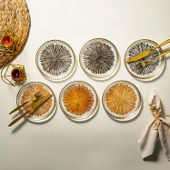 Fecra Mystic 6'lı Pasta Tabağı Seti 16 cm thumbnail 7