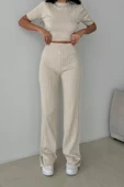 TRİKO CROP VE BOL PAÇA PANTOLON TAKIM DNV-000036 - 4