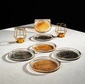 Fecra Mystic 6'lı Pasta Tabağı Seti 16 cm thumbnail 2