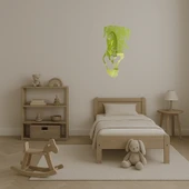 Modern Köpek Yüzü  Dekoratif Altın Aynalı Tablo - 4